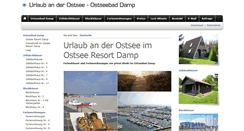 Desktop Screenshot of ostsee-damp.de